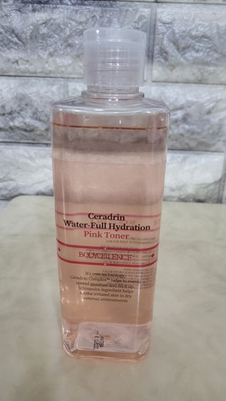 [바디셀런스] 속보습+사용감+향 모두 잡은 / 세라드린 속보습 핑크토너 300ml — 4.5점을 준 리뷰어가 2022년 2월 올린 사용 사진