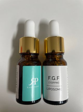 랑팡 EGF+FGF 10ppm 리포좀 앰플 원액 10ml — 5점을 준 리뷰어가 2021년 11월 올린 사용 사진