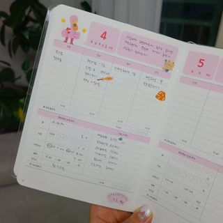 리훈 하밍이와 함께하는 숨은라인찾기 다이어트 플래너 — 5점을 준 리뷰어가 2021년 4월 올린 사용 사진