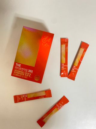 [닥터루템]맛있는 파인애플맛 과채효소 THE파이토엔자임365 1box (30포) — 5점을 준 리뷰어가 2022년 10월 올린 사용 사진
