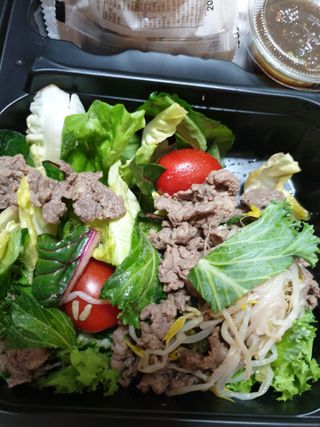 참살이도시락 작심삼일 샐러드도시락 3개 맛보기 새벽배송 또는 택배배송 — 5점을 준 리뷰어가 2021년 7월 올린 사용 사진