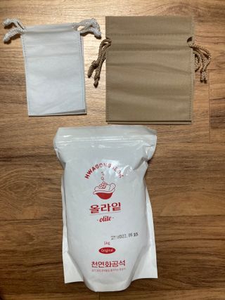 올라잍 천연화공석 — 4.5점을 준 리뷰어가 2022년 7월 올린 사용 사진