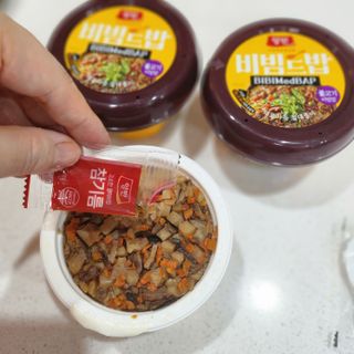 [구매평]양반 비빔드밥 불고기 비빔밥 컵, 272.5g, 3개 — 5점을 준 리뷰어가 2025년 2월 올린 사용 사진