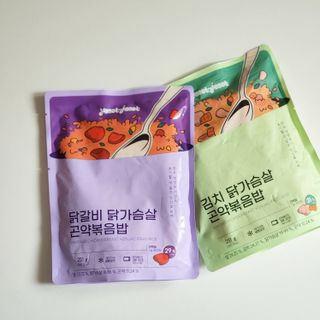 [푸딩팩토리] 요잇조잇 닭갈비 닭가슴살/김치 닭가슴살 곤약볶음밥 2종 (김치볶음밥 2개 닭갈비 볶음밥 1개) — 5점을 준 리뷰어가 2022년 7월 올린 사용 사진