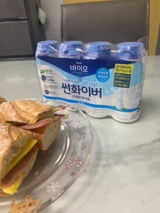 LIVE 매일바이오 썬화이버 드링킹 요거트 — 5점을 준 리뷰어가 2022년 8월 올린 사용 사진
