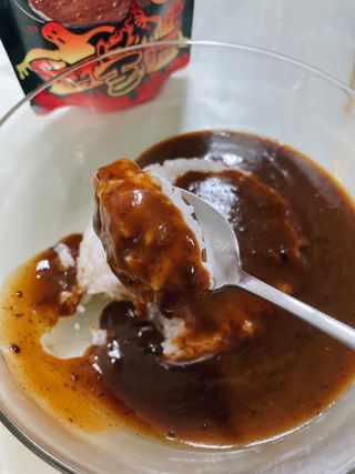 불타 지옥불카레 불지옥맛 180g x 3봉 — 5점을 준 리뷰어가 2021년 6월 올린 사용 사진