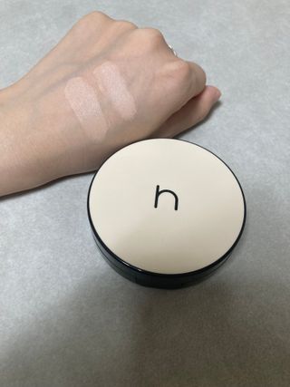 하멜 비건 아쿠아 글로우 제로핏 쿠션 — 3점을 준 리뷰어가 2022년 8월 올린 사용 사진