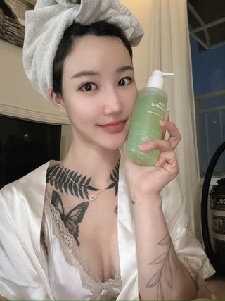 아이토리 시카 앰플 더블 클렌저 — 5점을 준 리뷰어가 2023년 5월 올린 사용 사진