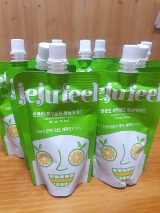 JEJUFEEL 풋풋한 제주담은 청귤에이드 — 5점을 준 리뷰어가 2022년 10월 올린 사용 사진