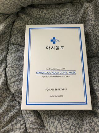 닥터마시멜로 닥터마스멜로 마블러스 아쿠아 클리닉 마스크 — 5점을 준 리뷰어가 2021년 3월 올린 사용 사진