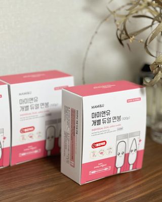 마미앤유 개별 듀얼면봉 — 5점을 준 리뷰어가 2022년 2월 올린 사용 사진