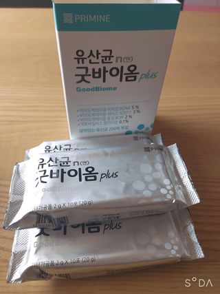 프리마인 유산균 국가지정연구소 선정, 살아있는 생유산균 200억 마리의 힘. 유산균n굿바이옴플러스 — 4.5점을 준 리뷰어가 2021년 11월 올린 사용 사진