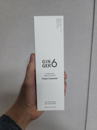 GINGER6 하이드레이팅 진저 워터 폼클렌징 — 5점을 준 리뷰어가 2021년 10월 올린 사용 사진