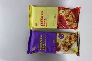 브라잇벨리 비건피자 [노밋피자알로하 & 노밋피자포테이토] 2가지맛 — 4.5점을 준 리뷰어가 2022년 7월 올린 사용 사진