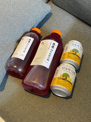 트롯전통식혜 트롯레드비트식혜 1리터 +500리터 — 5점을 준 리뷰어가 2021년 5월 올린 사용 사진