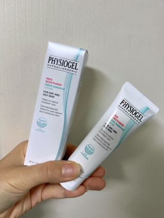 피지오겔 레드수딩 시카밸런스 크림 50ml — 4.5점을 준 리뷰어가 2022년 4월 올린 사용 사진