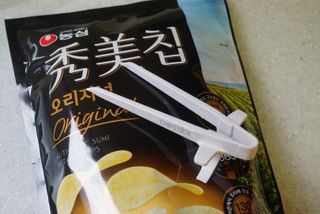 칩스틱 과자젓가락 게이밍젓가락 2ea / KC인증 식품용 — 5점을 준 리뷰어가 2021년 11월 올린 사용 사진