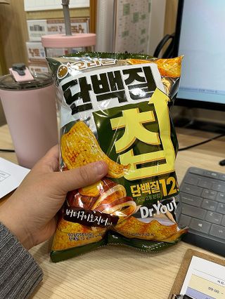 맛있게 채우는 단백질 12g, 닥터유 단백질칩 — 5점을 준 리뷰어가 2023년 12월 올린 사용 사진