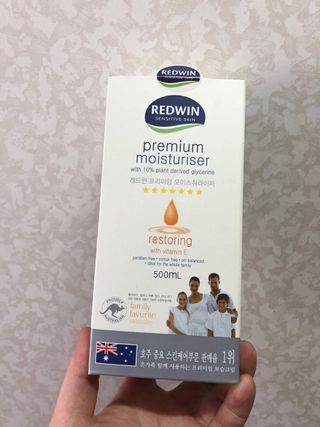 H365 Redwin Premium Moisturiser 레드윈 프리미엄 모이스춰라이저 500ml — 5점을 준 리뷰어가 2021년 4월 올린 사용 사진