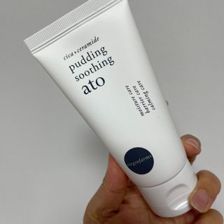 냉장고에 넣어요, 붉은 트러블 피부 다음날 진정되요 [버진팜스 푸딩수딩아토] — 5점을 준 리뷰어가 2021년 8월 올린 사용 사진