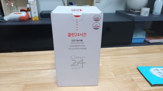 클린24시간 1BOX(5포) + 전용보틀(500ml) 리뷰 사진