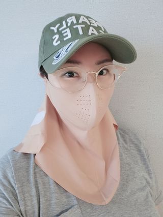 어베이브 3D와이어 퍼펙트벤트 자외선차단 마스크 — 5점을 준 리뷰어가 2023년 9월 올린 사용 사진