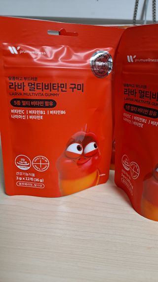 [푸름웰니스] 라바 멀티비타민 구미 36g — 5점을 준 리뷰어가 2021년 12월 올린 사용 사진
