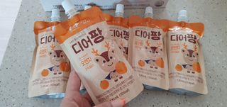 [몸엔용] 우리 아이 건강간식, 달콤한 녹용곤약젤리 디어팡 4종 — 5점을 준 리뷰어가 2021년 8월 올린 사용 사진