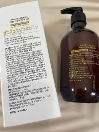 하이브리온 [쿠팡 구매평] 닥터초이스 시카엑소좀 판테놀 아미노산 탈모기능성 두피케어 모근강화 샴푸, 300ml, 1개 — 4.5점을 준 리뷰어가 2025년 3월 올린 사용 사진