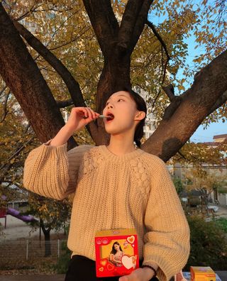 광동생활건강 [제니에디션] 비타500데일리스틱 gift set 60포+제니굿즈 3종+쇼핑백 — 5점을 준 리뷰어가 2021년 11월 올린 사용 사진