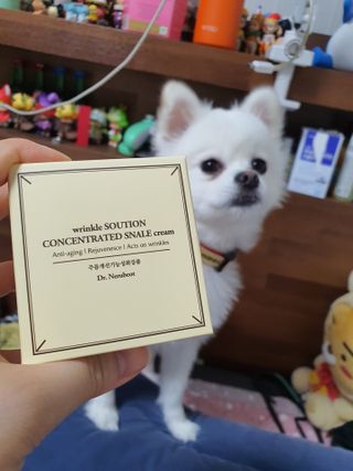 Dr.느루벗 느루벗 링클 솔루션 콘센트레이트 스네일 탄력 달팽이 크림 80g — 5점을 준 리뷰어가 2021년 4월 올린 사용 사진