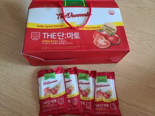 제이제이바이오 더단마토 프리미엄주스 100ml 30팩입 - 무설탕 스테비아 토마토즙 — 5점을 준 리뷰어가 2021년 11월 올린 사용 사진