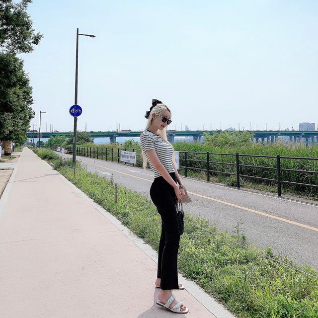 네츄럴플렉스 샌들 1cm F21S002 리뷰 사진