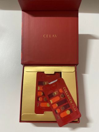 프리마인 귀족의 콜라겐, 92배 흡수율. 럭셔리 프리미엄 셀라브 콜라겐필름 30매 — 4.5점을 준 리뷰어가 2021년 10월 올린 사용 사진