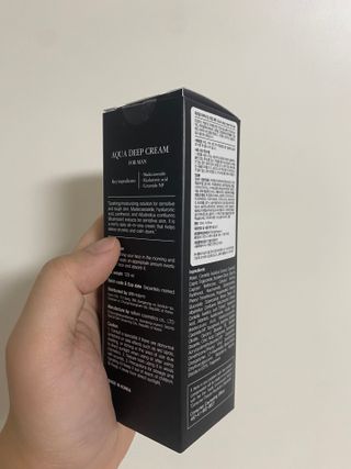[위드덤]  아쿠아 딥크림 포맨 올인원 로션 — 5점을 준 리뷰어가 2022년 1월 올린 사용 사진