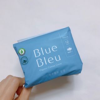 블루블루 유기농 순면 커버 생리대 — 4점을 준 리뷰어가 2021년 1월 올린 사용 사진