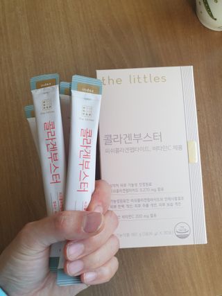 더리틀스 콜라겐부스터 — 5점을 준 리뷰어가 2022년 12월 올린 사용 사진