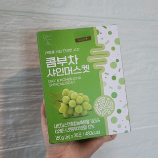 참앤들황토농원 7가지 맛! 탄산 톡톡! 스파클링! 데이앤 콤부차 7종 10포 1박스씩 ★총 7박스★ — 5점을 준 리뷰어가 2023년 2월 올린 사용 사진