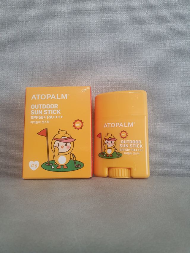아토팜 야외놀이 선스틱 SPF50+ PA++++ 리뷰 사진