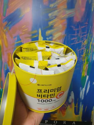 서울약사신협 프리미엄비타민C1000_2.5G x 100포 — 5점을 준 리뷰어가 2021년 1월 올린 사용 사진