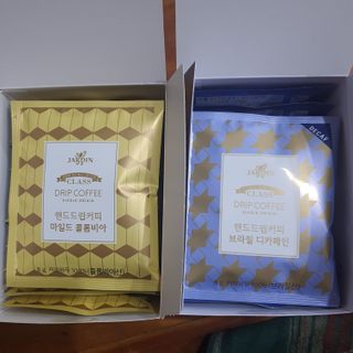 (주)쟈뎅 쟈뎅 클래스 핸드 드립 커피 10P 2종_디카페인 1종+랜덤 플레이버 1종 — 5점을 준 리뷰어가 2021년 4월 올린 사용 사진