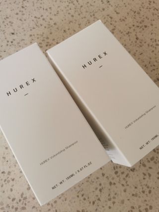 [HUREX] 휴렉스 볼류마이징 탈모완화 기능성 샴푸 150ml x 2개 — 5점을 준 리뷰어가 2021년 10월 올린 사용 사진