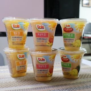 돌 MF[Dole] 파인애플컵/망고컵/복숭아컵 198g 6입X1박스 (맛 1가지 랜덤 발송) — 5점을 준 리뷰어가 2023년 6월 올린 사용 사진