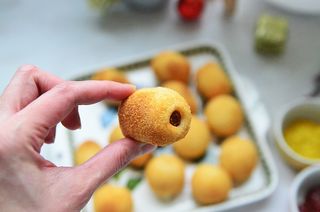 Dog&Ball 독앤볼 [Dog&Ball] 미니찹쌀볼도그 찹쌀치즈볼 — 5점을 준 리뷰어가 2021년 12월 올린 사용 사진