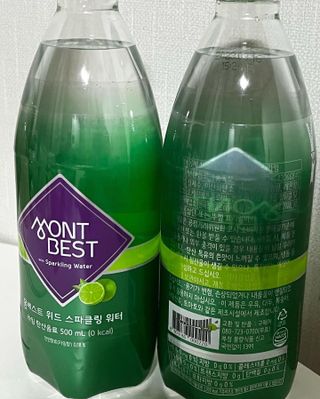 몽베스트 Montbest with Sparkling water Plain 20병 — 3.5점을 준 리뷰어가 2022년 6월 올린 사용 사진