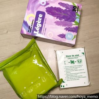 [레제르] 아로마 수액패치 발패치 30매입 -라벤더향/유칼립투스향/대나무향 — 5점을 준 리뷰어가 2022년 9월 올린 사용 사진