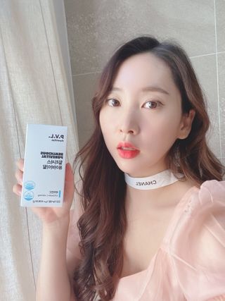 힐리셔스 퓨어바이탈 석류맛 — 5점을 준 리뷰어가 2021년 2월 올린 사용 사진