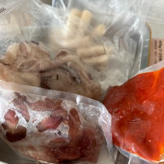 화끈한녀석들 새오똥400g 새우,오징어,똥집 볶음요리 소스,밀떡, 참기름 포함 — 5점을 준 리뷰어가 2022년 11월 올린 사용 사진
