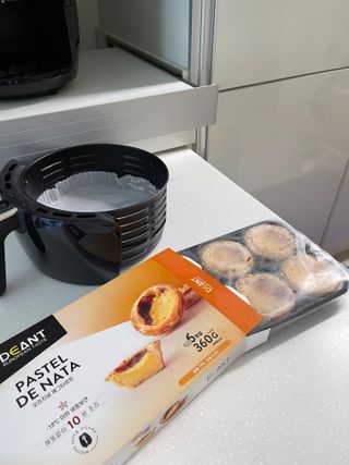 디앙뜨 포르투갈 에그타르트 오리지널 맛+패션후르츠+초콜릿타르트 맛 중 택1 — 5점을 준 리뷰어가 2021년 8월 올린 사용 사진