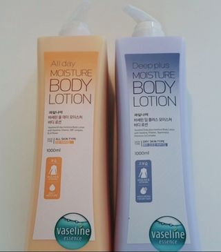 [과일나라] 바세린 모이스처 바디로션 1000ml 2종 — 5점을 준 리뷰어가 2021년 10월 올린 사용 사진